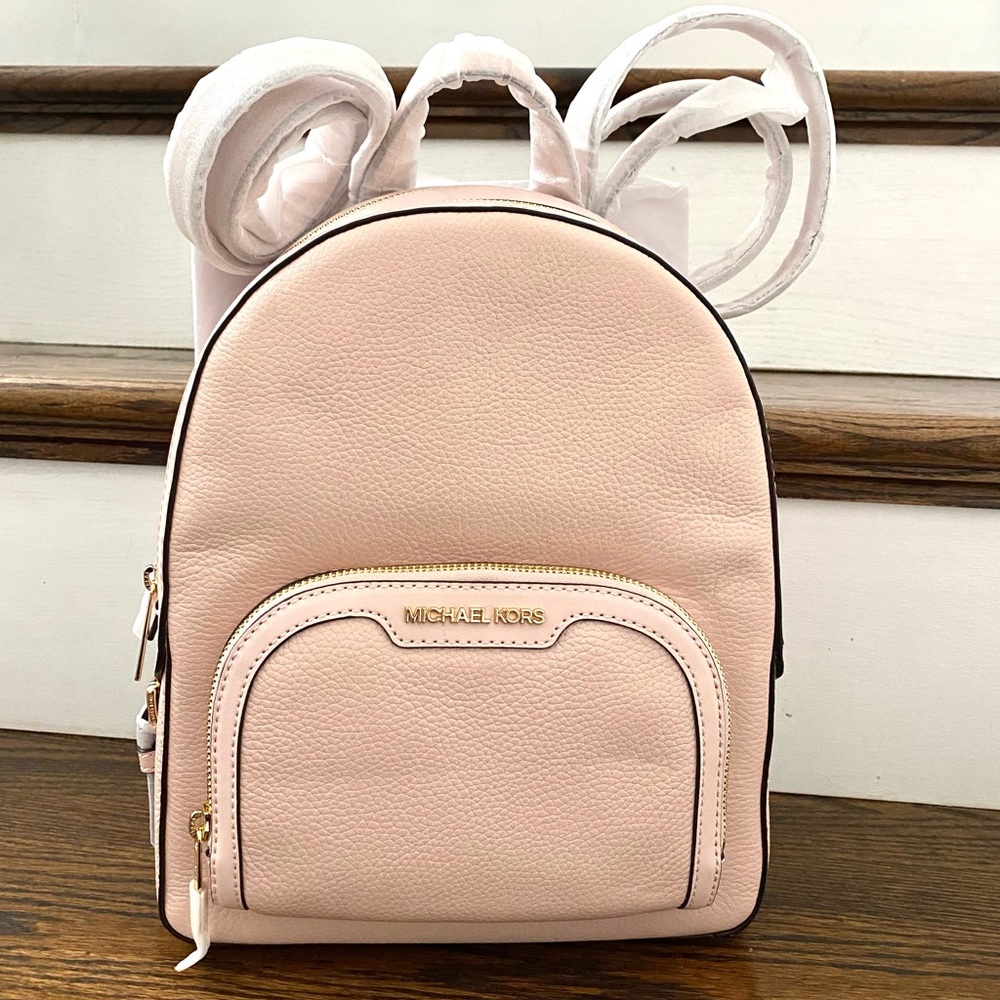 Michael Kors Jaycee Medium Pebbled Leather Backpack